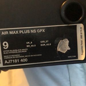 Brand new never wear air max